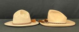 Two Vintage Felt Hats