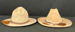 Two Vintage Felt Hats