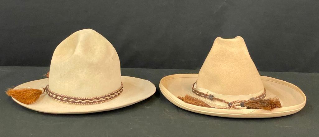 Two Vintage Felt Hats