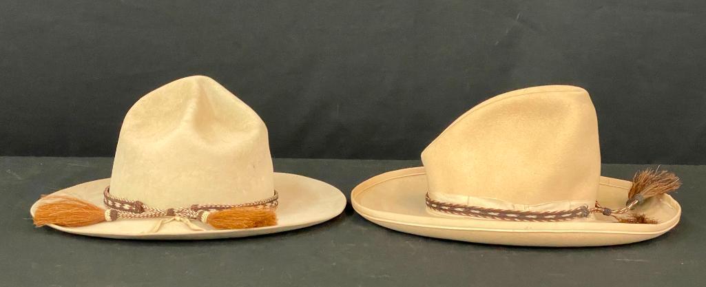 Two Vintage Felt Hats
