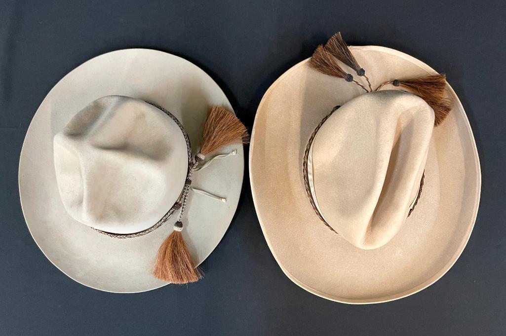 Two Vintage Felt Hats