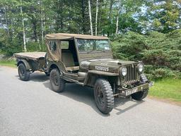 1952 M-38 Jeep and M-100 Trailer