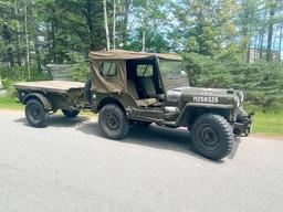 1952 M-38 Jeep and M-100 Trailer