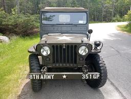 1952 M-38 Jeep and M-100 Trailer
