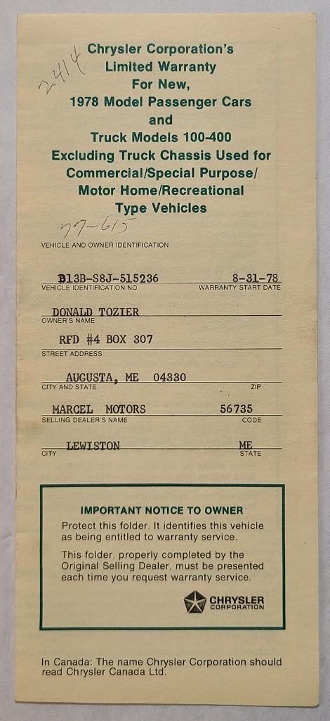 1978 Little Red Express