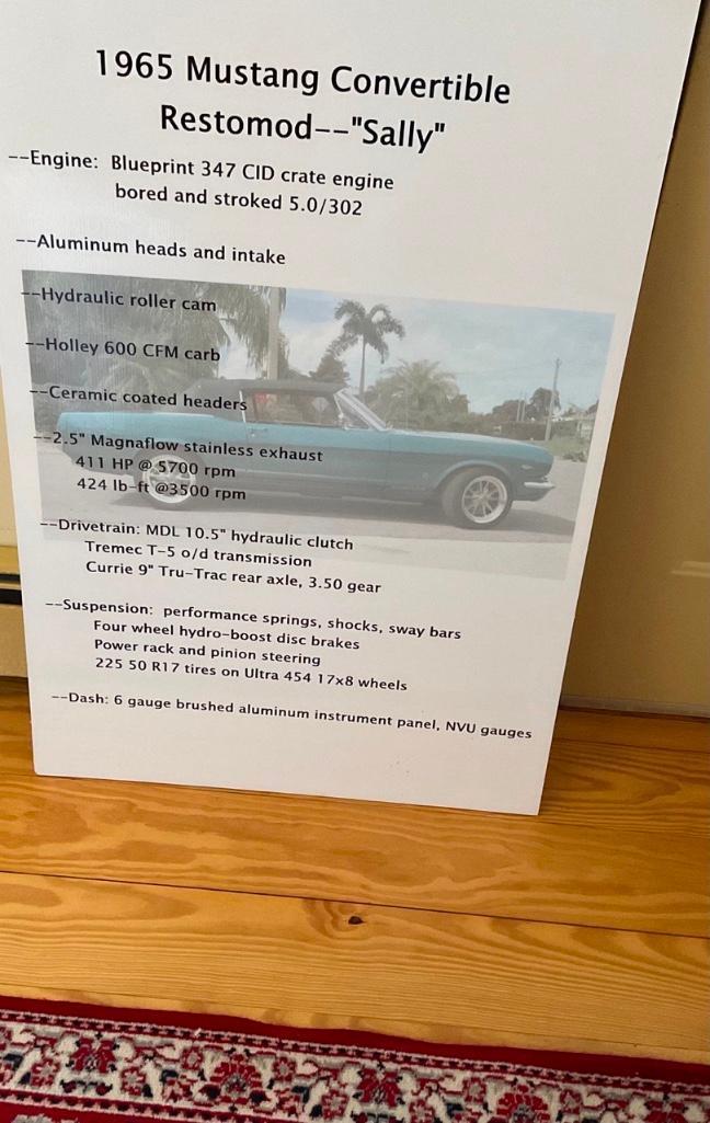 1965 Mustang Convertible Restomod GT Tribute