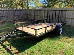 6'x12' Hooper New Utility Trailer