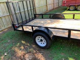 6'x12' Hooper New Utility Trailer