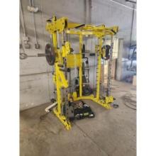Yellow Weight Lifitng Set Up