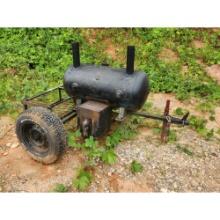 Pull Behind Smoker. Needs One Grate Rebuilt