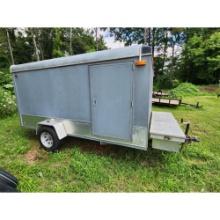 Enclosed Trailer With Tool Box. Has Title