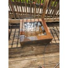 Metal Square Fire Pit