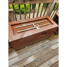 Gas Fire Pit. Hooks to Propane