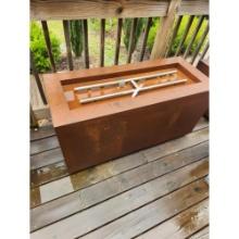 Gas Fire Pit. Hooks to Propane