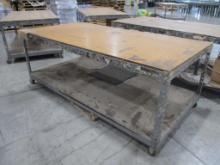 Heavy Duty Rolling Work Table