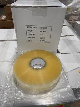 2"x1,000 yds, 1.7mil Carton Sealing  Machine Tape, A Pallet of 14 Cases