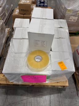 2"x1,000 yds, 1.7mil Carton Sealing  Machine Tape, A Pallet of 14 Cases