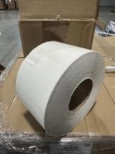 A Pallet Of 30 Cases Of White 4" x 3" TT Paper Label