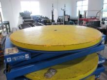 3000lb Portable Hydraulic Scissor Lift Table W/ Turntable