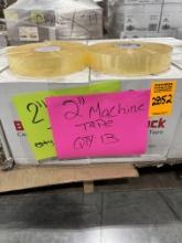 2"x1,000 yds, 1.7mil Carton Sealing  Machine Tape, A Pallet of 11 Cases