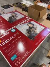 55" Hisense TV with mount