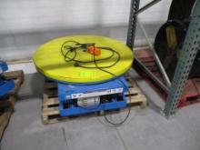 3000lb Portable Hydraulic Scissor Lift Table W/ Turntable