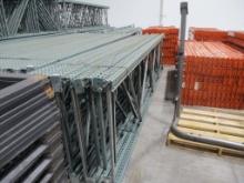 A Lot Of 10 - 16ft Pallet Racking Uprights
