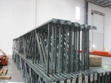 A Lot Of 15 - 16ft Pallet Racking Uprights