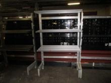 A Lot Of 2 Walk-in Racks Each With 3 Shelves