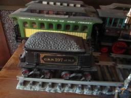 Beam's porcelain combination car and other railroad themed decanters