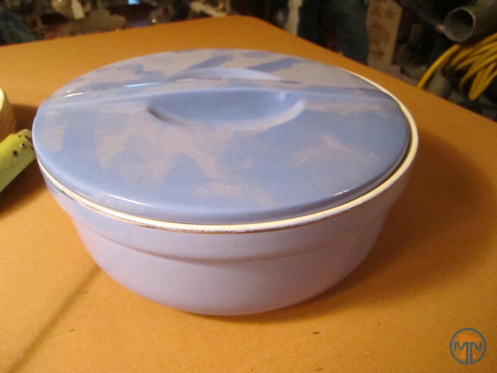 Serving dishes and creamer