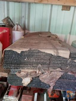Shingles and aluminum vent cap