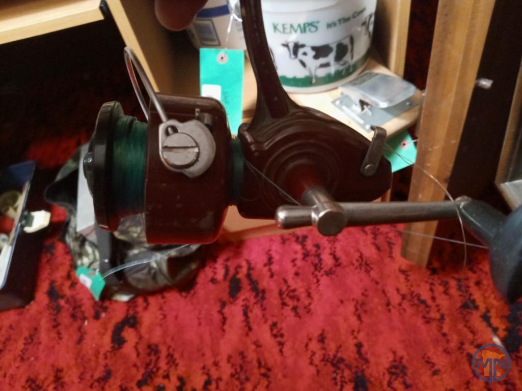 Asst. fishing reels, most spinning; trolling and fly reel