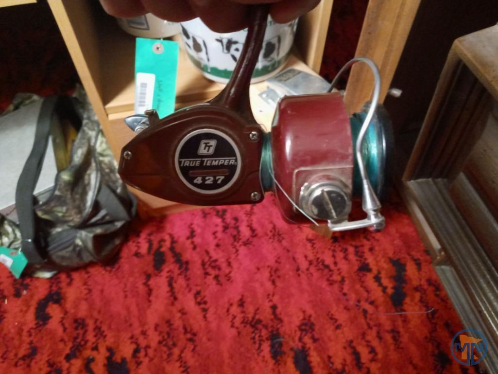 Asst. fishing reels, most spinning; trolling and fly reel