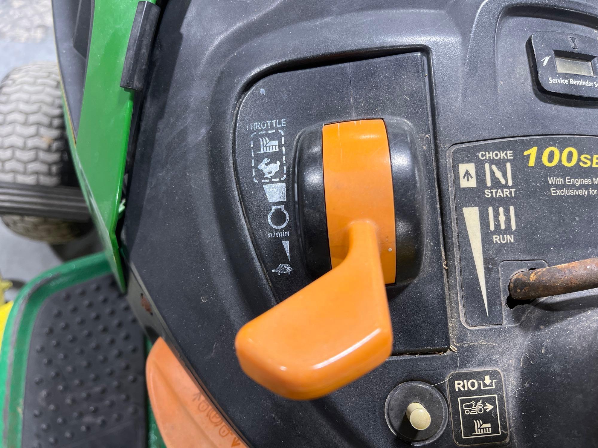 John Deere D130 42 In Riding Lawn Mower Tractor