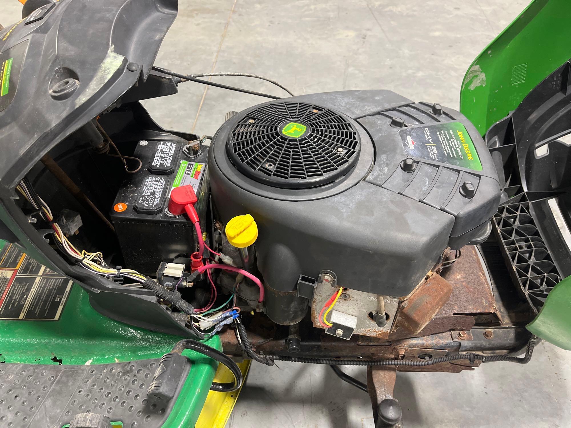 John Deere D130 42 In Riding Lawn Mower Tractor