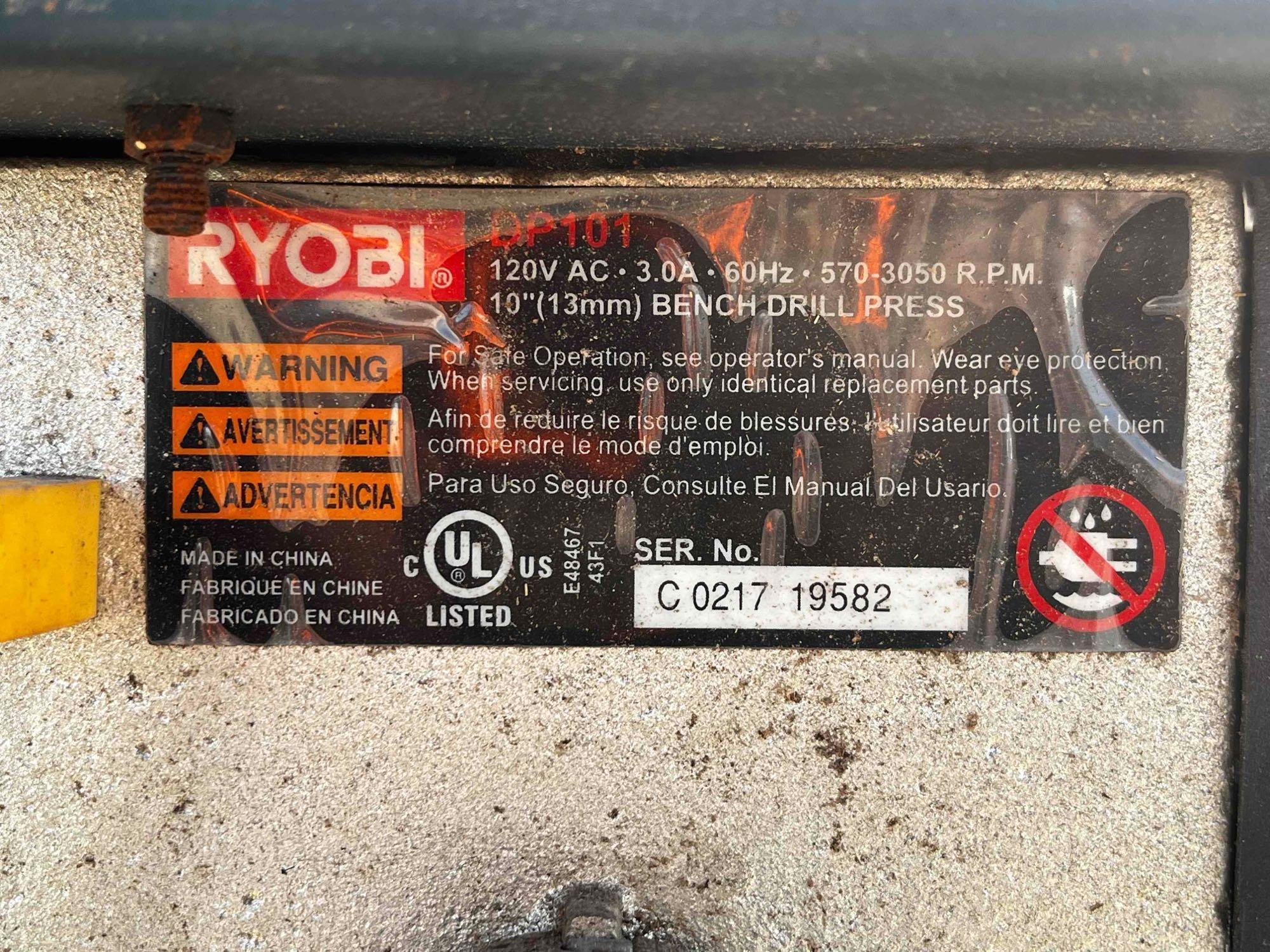 Ryobi DP101 10 Inch Drill Press