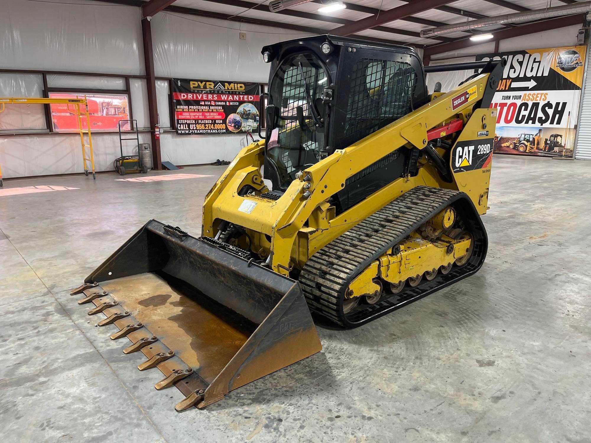 2018 Caterpillar 289D Skid Steer Loader