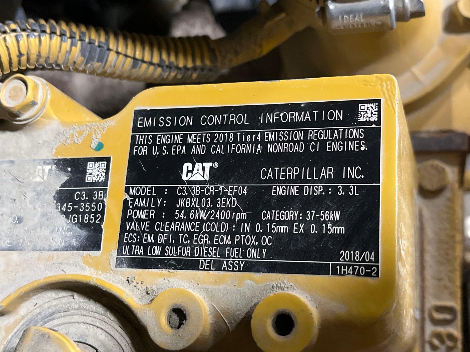 2018 Caterpillar 289D Skid Steer Loader