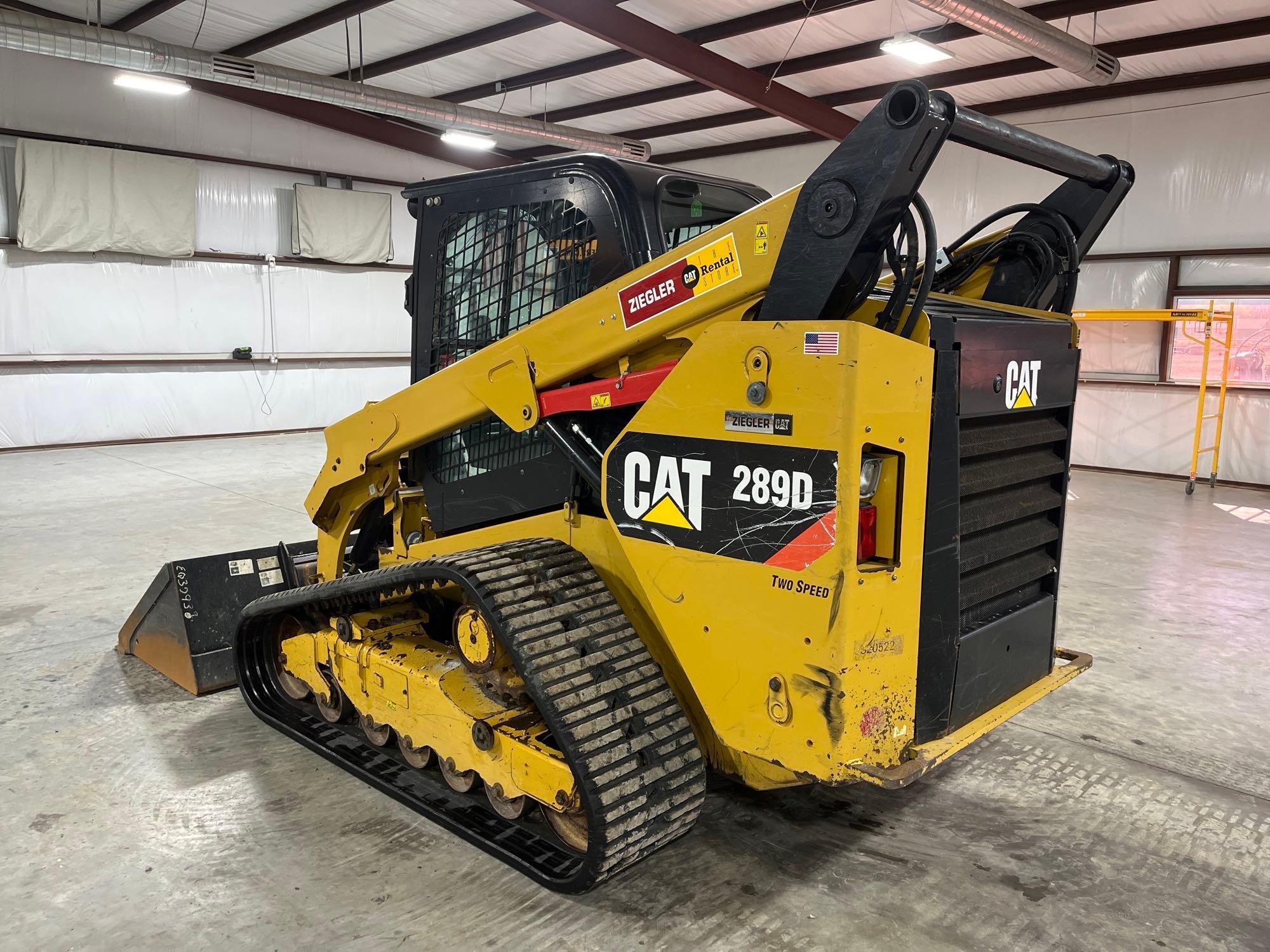 2018 Caterpillar 289D Skid Steer Loader