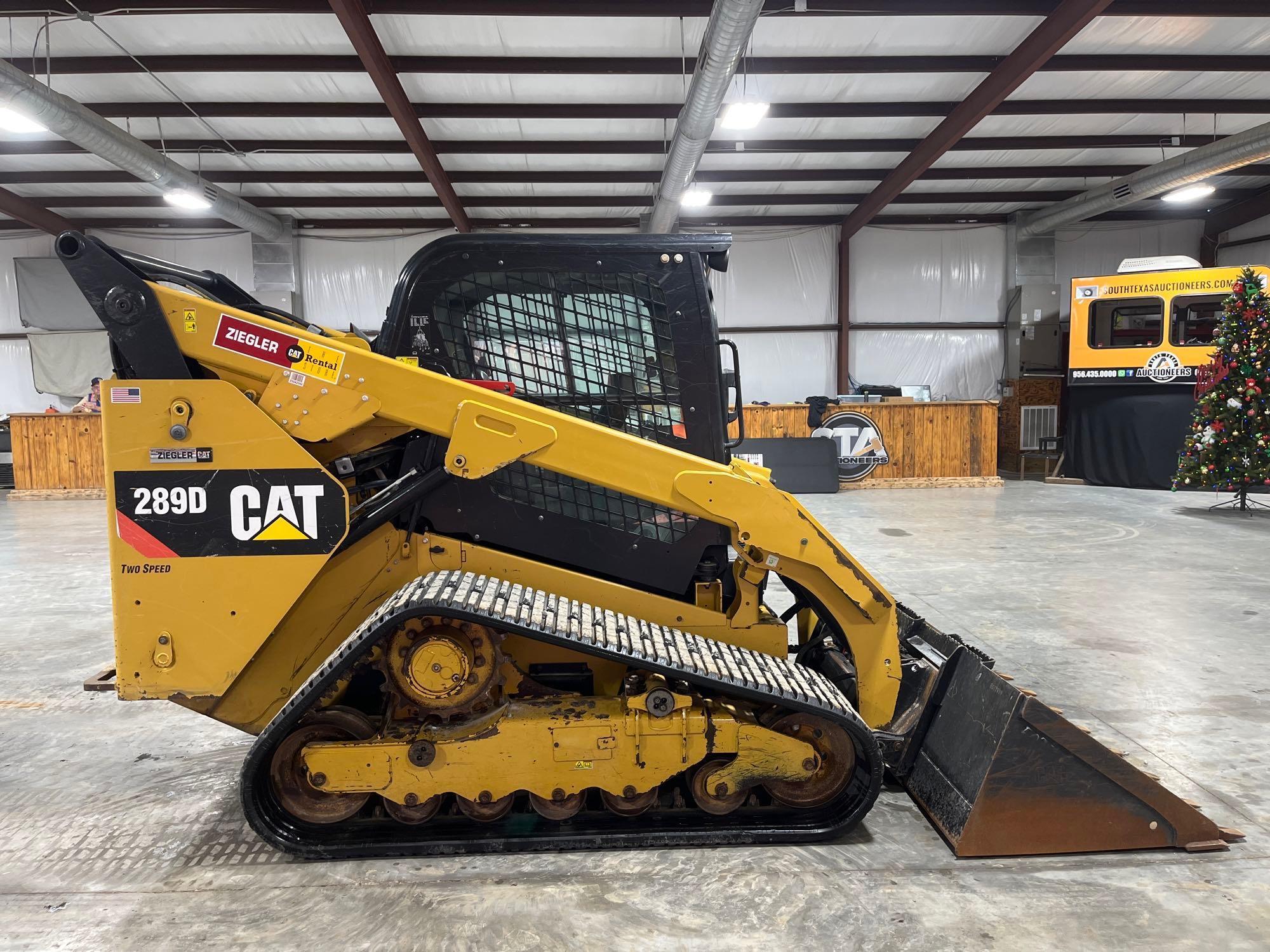 2018 Caterpillar 289D Skid Steer Loader
