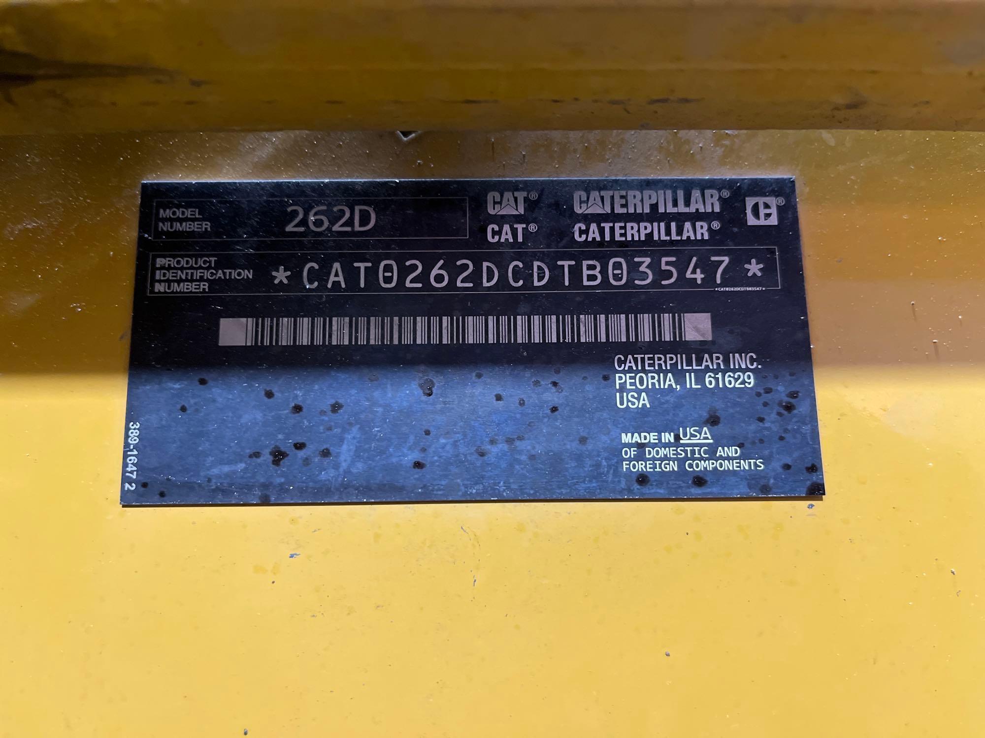 2015 Caterpillar 262D Skid Steer Loader