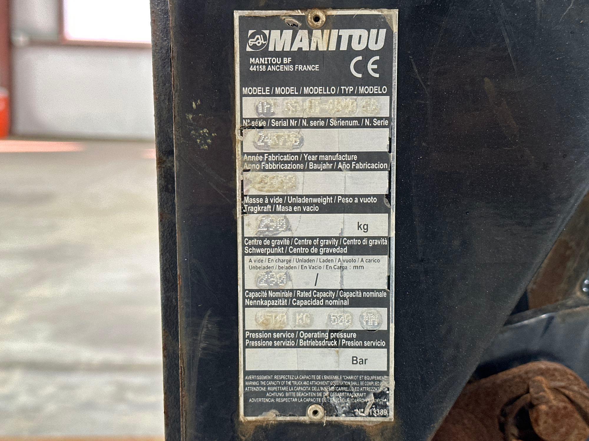 2022 Manitou MT733 Easy Turbo Telehandler