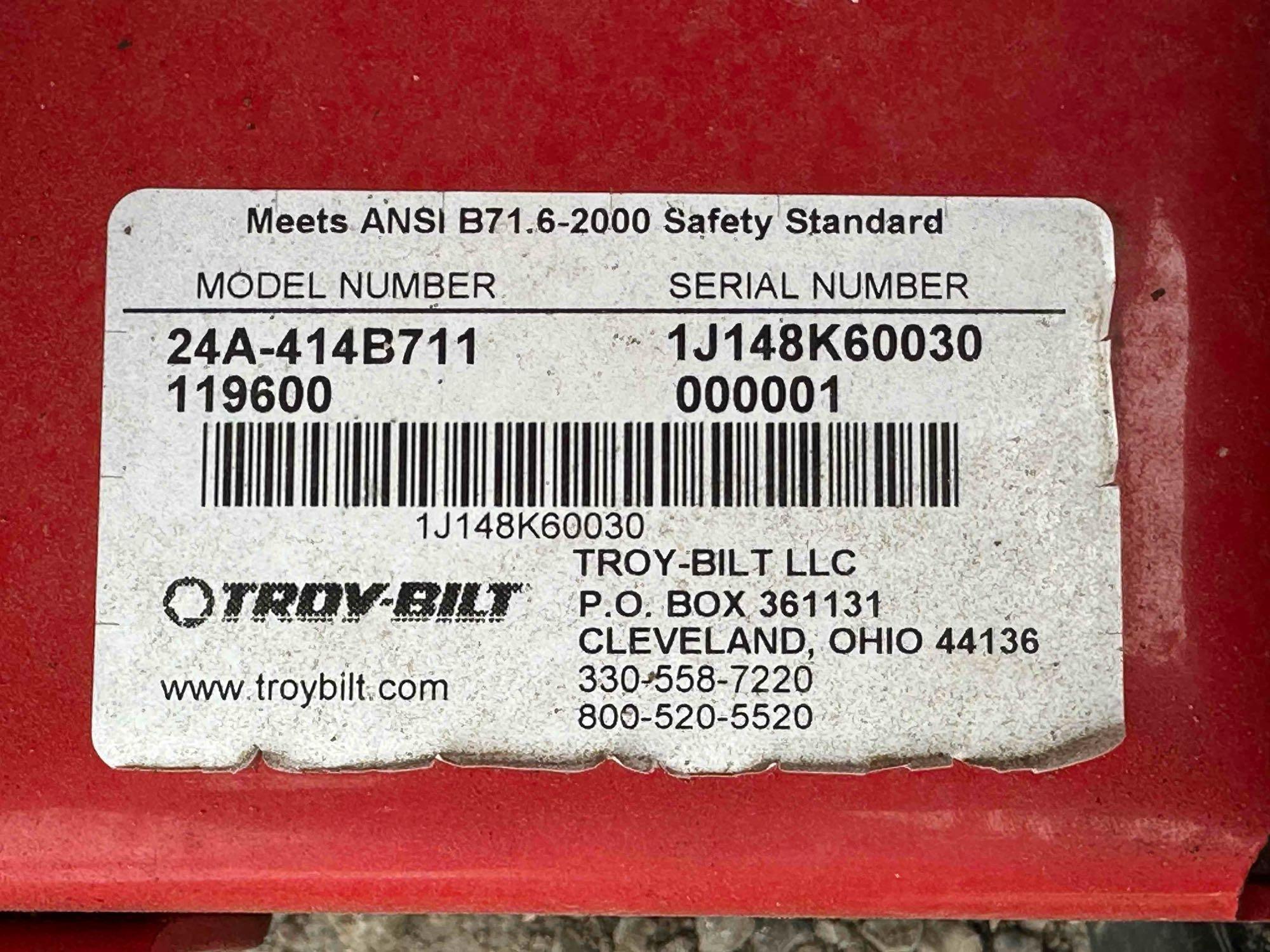 Troy Bilt 24A-414B711 Gas Wood Chipper