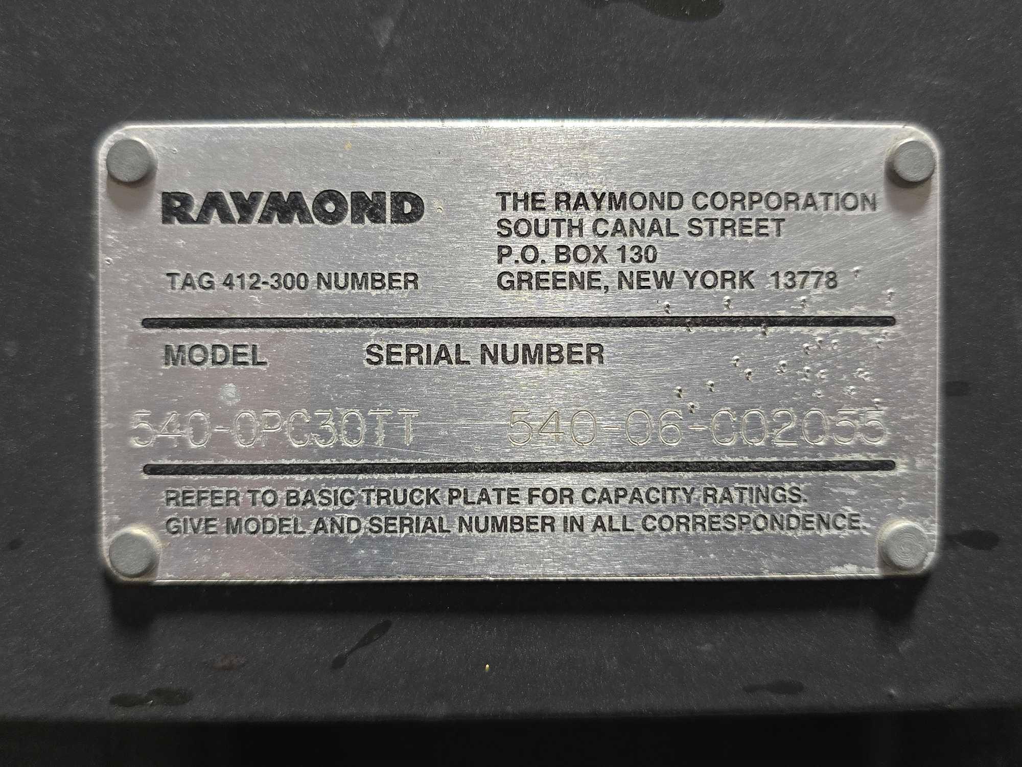 Raymond 540-OPC30TT Electric Forklift