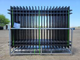 NEW/ UNUSED FENS Galvanized Steel Fence