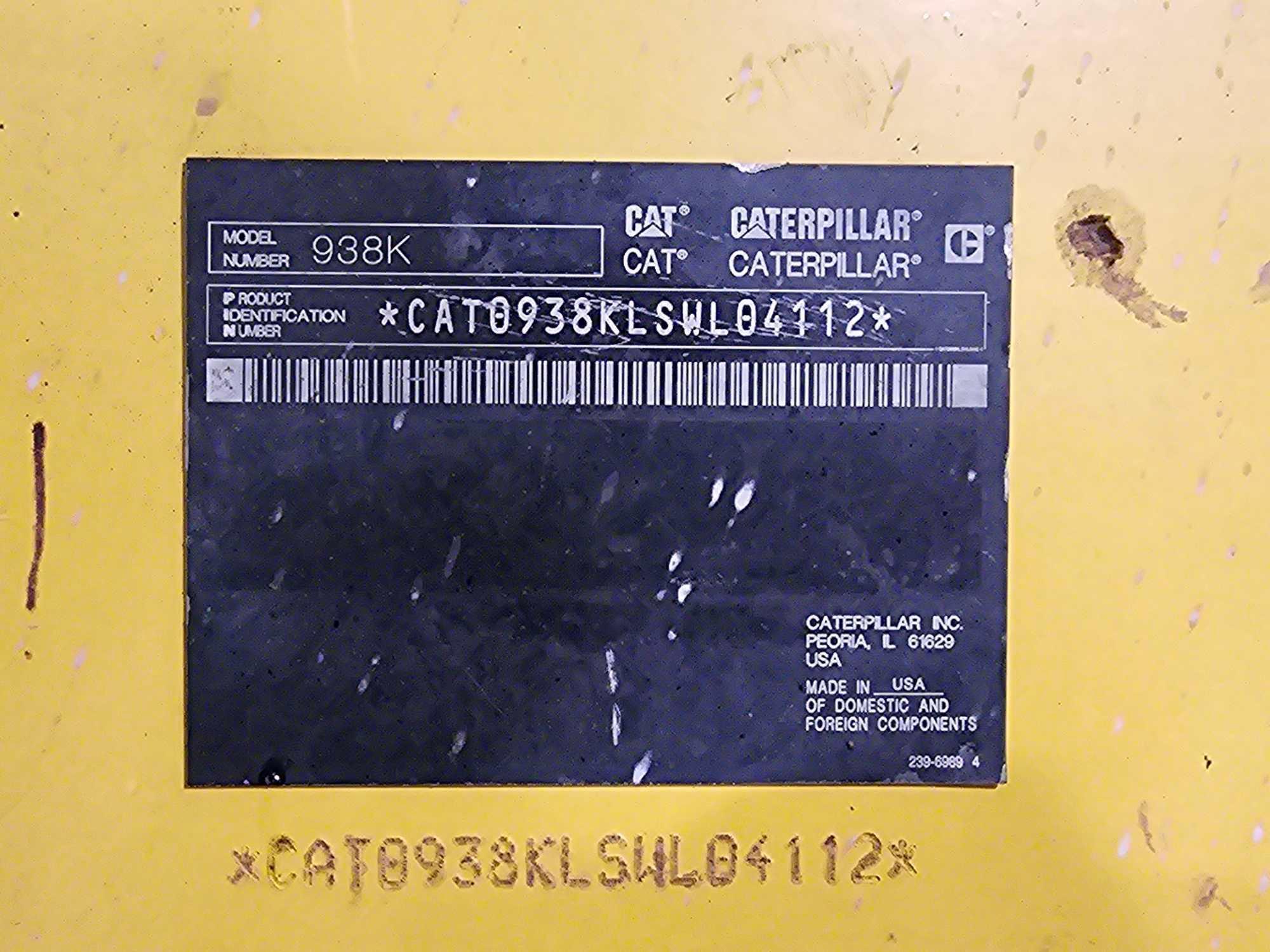 2015 Caterpillar 938K Wheel Loader