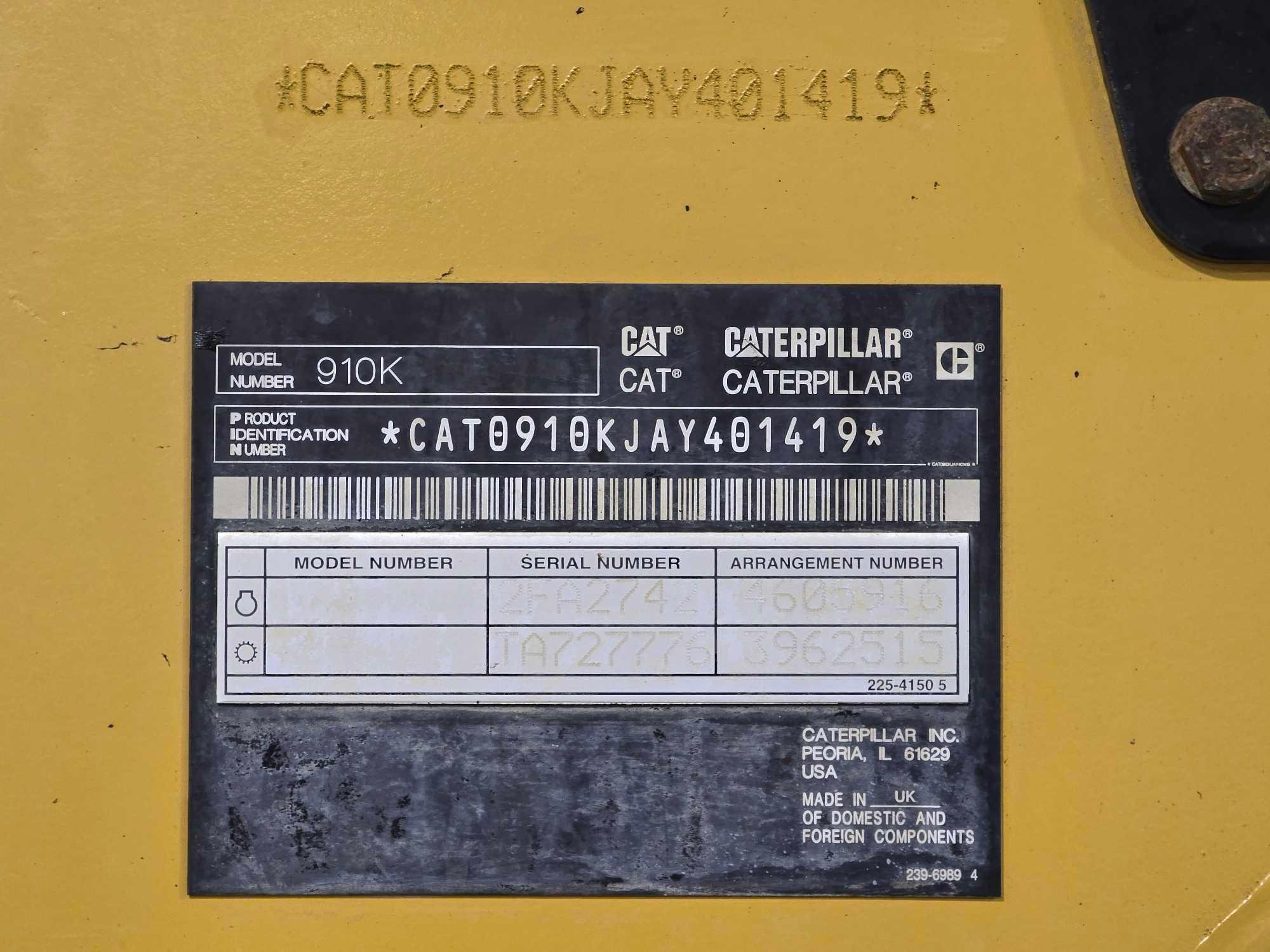 2015 Caterpillar 910K Wheel Loader