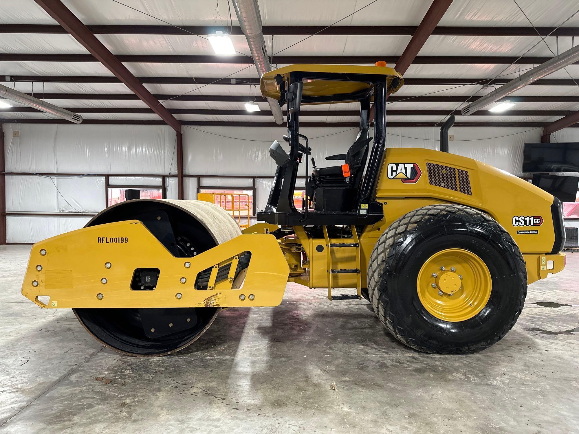 2022 Caterpillar CS11GC Smooth Drum Compactor