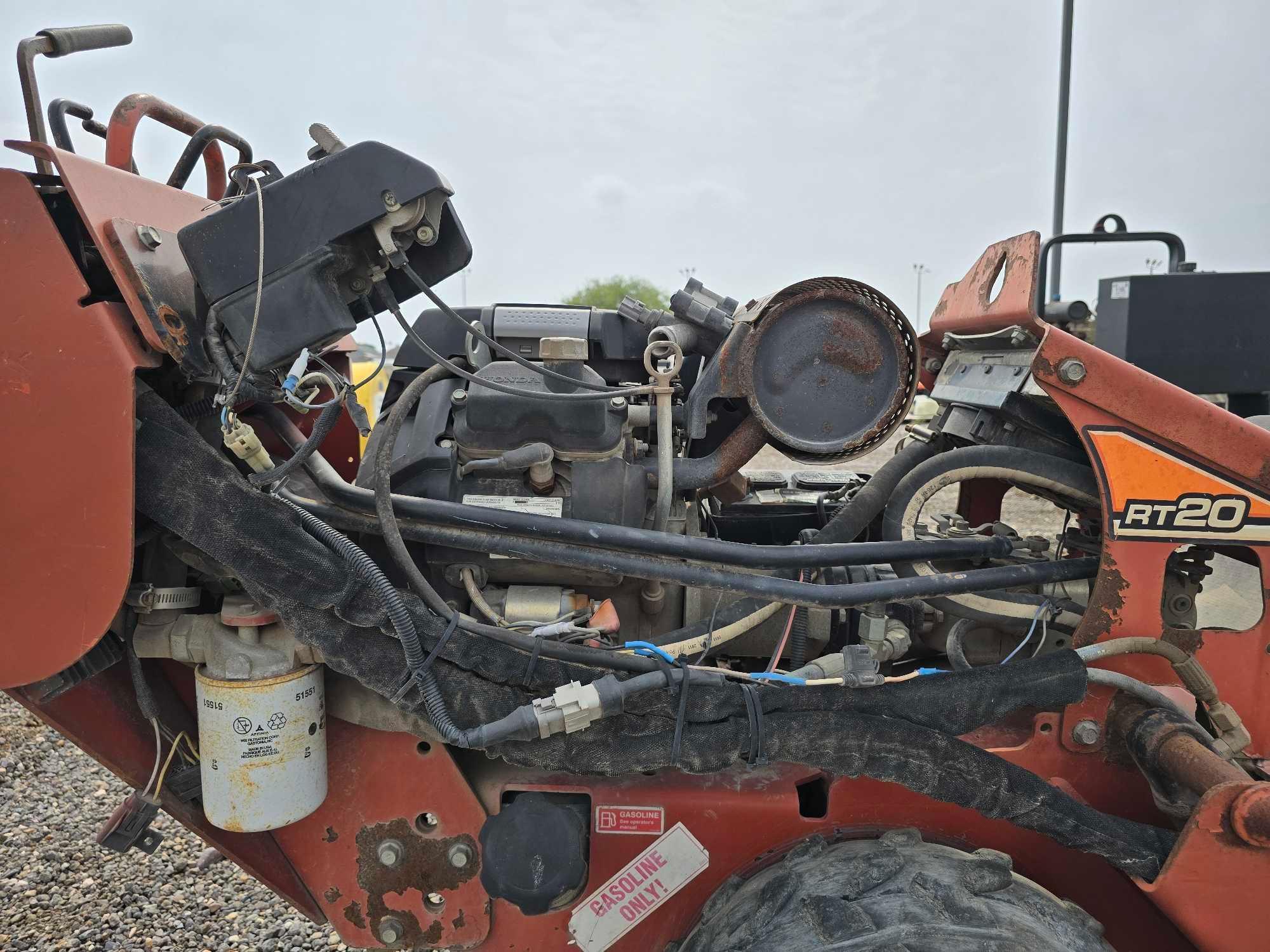 2012 Ditch Witch RT20 Walk Behind Trencher
